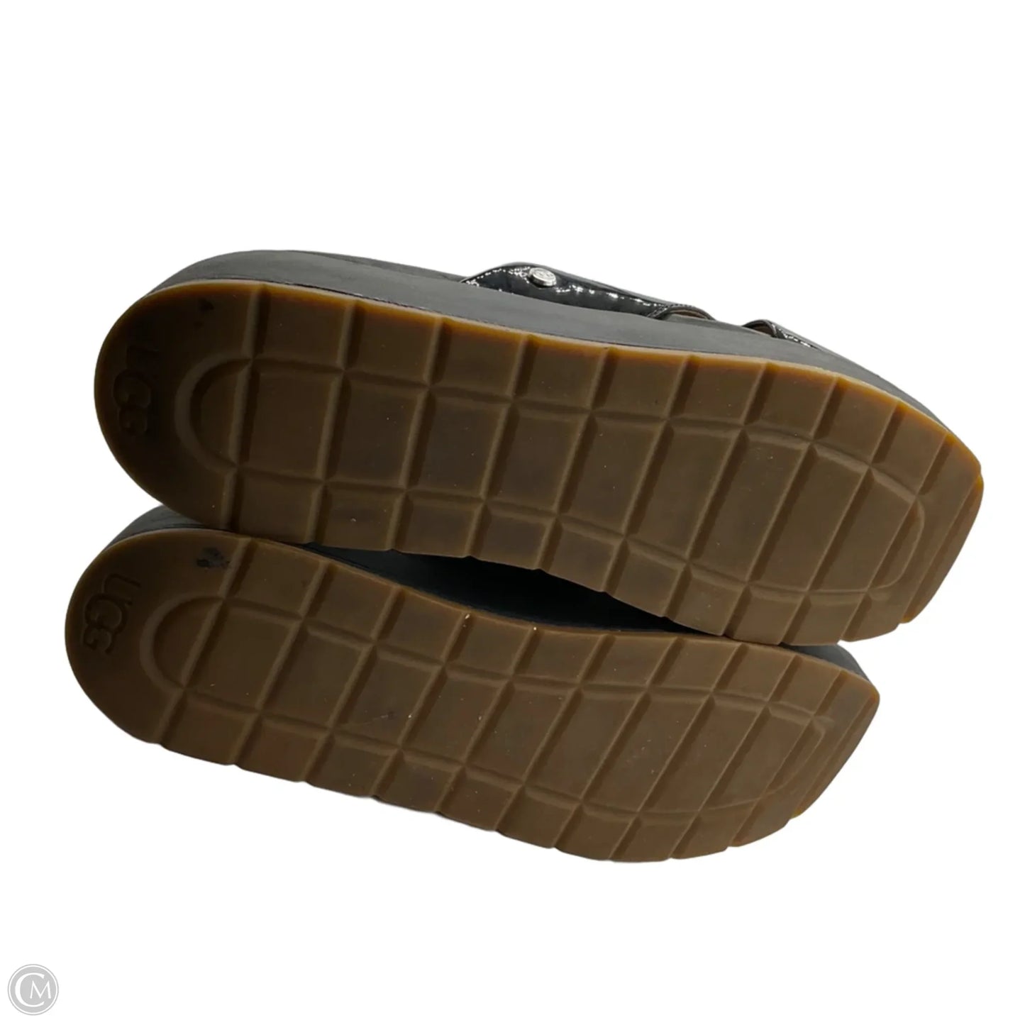 Sandals Designer By Ugg In Black, Size: 10