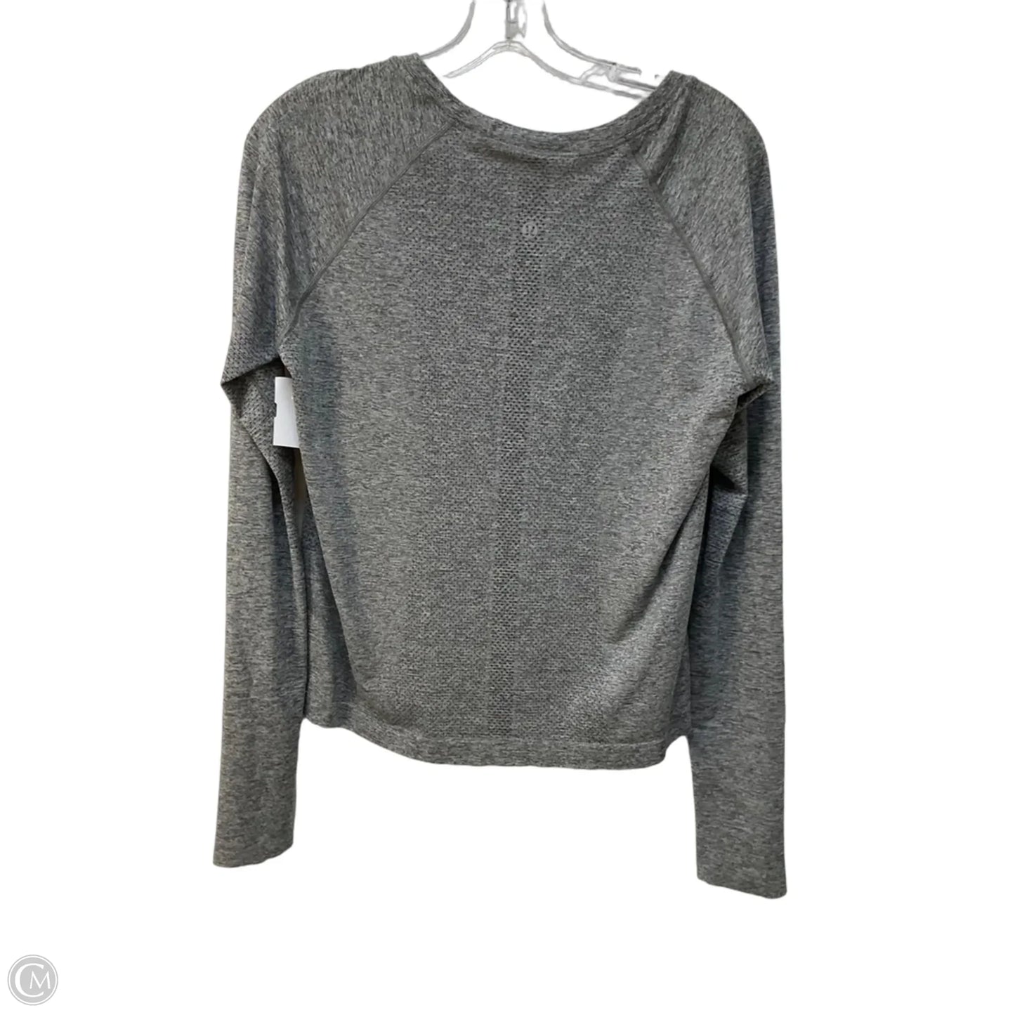 Athletic Top Long Sleeve Crewneck By Lululemon In Grey, Size: 12