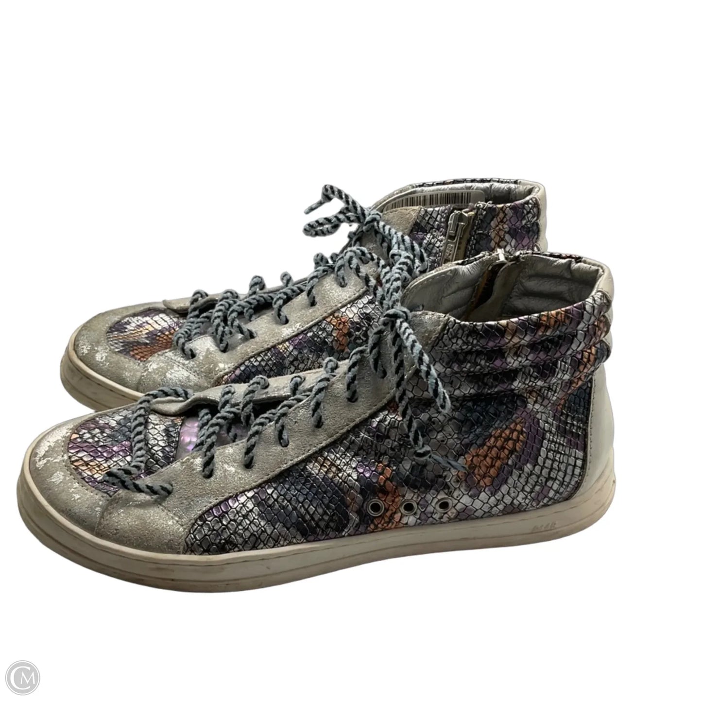 Shoes Sneakers By P448 In Snakeskin Print, Size: 10
