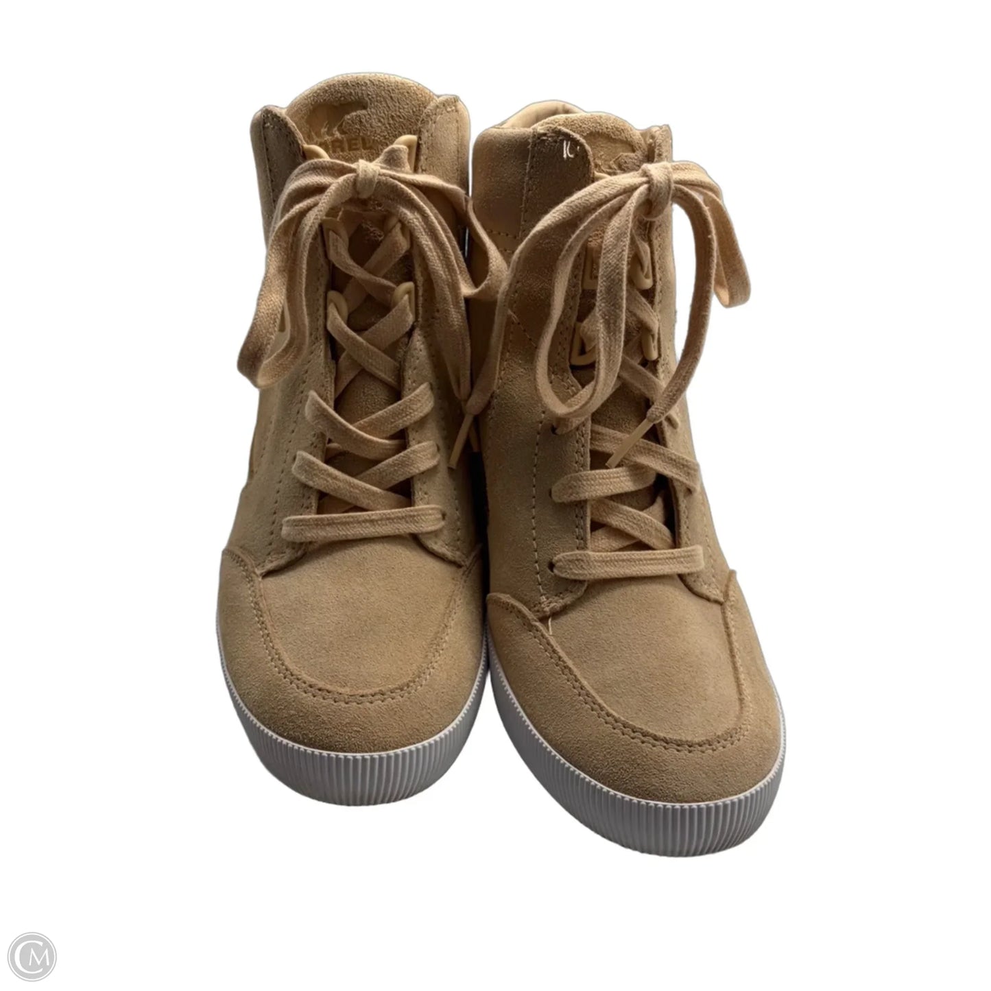 Boots Ankle Flats By Sorel In Beige, Size: 8