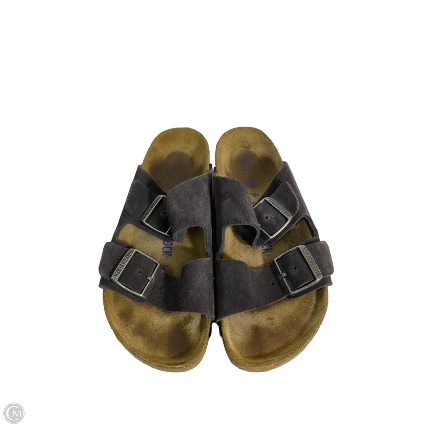 Sandals Flats By Birkenstock In Black, Size: 7