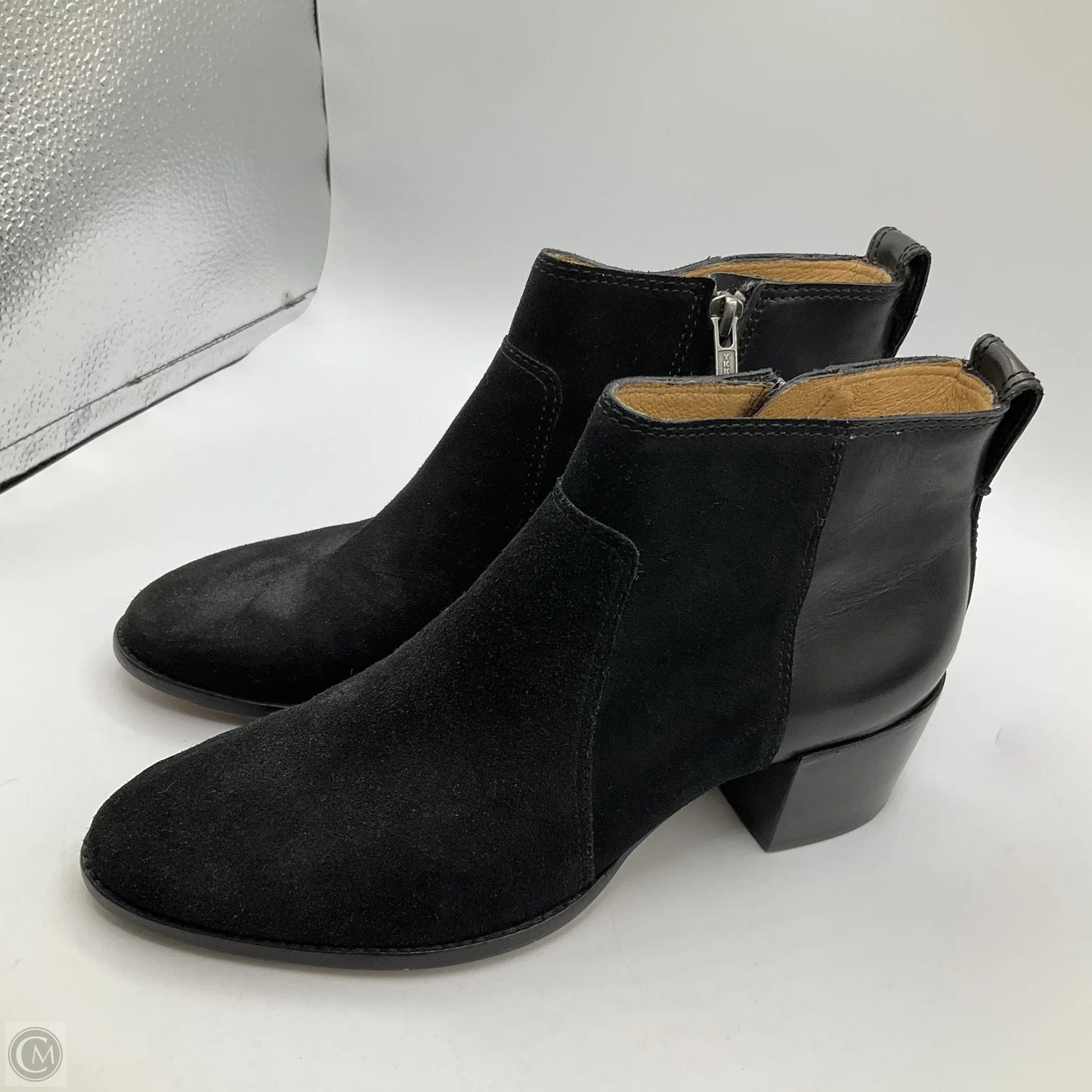 Boots Ankle Heels By Madewell In Black, Size: 7.5