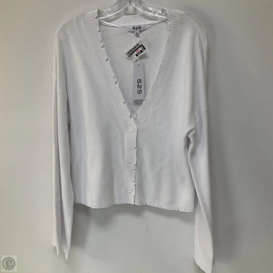 Cardigan By 525 In White, Size: M