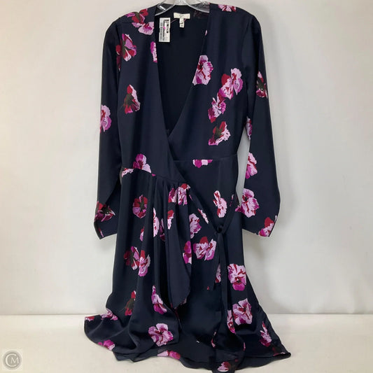 Dress Casual Midi By Joie In Floral Print, Size: M