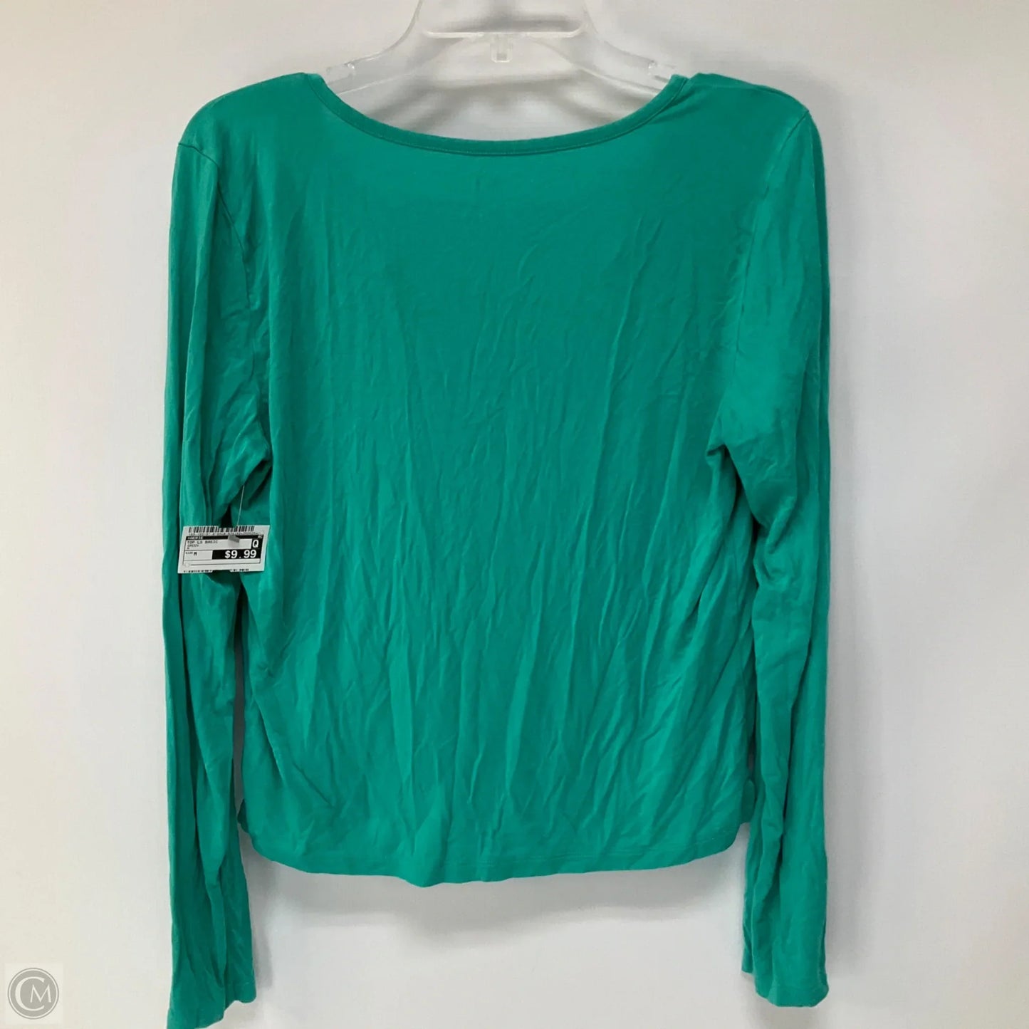 Top Long Sleeve Basic By Aerie In Green, Size: M