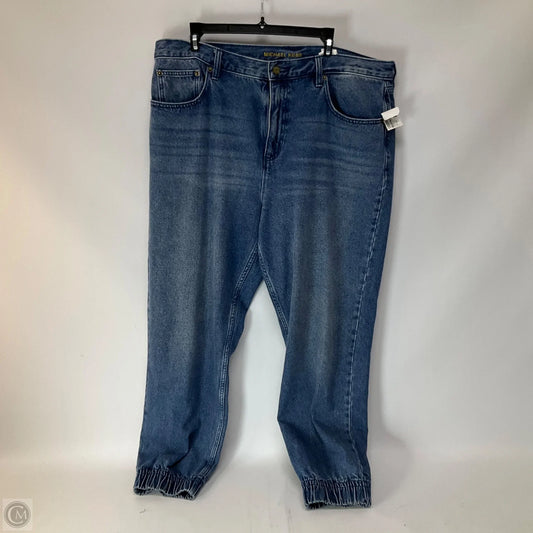 Jeans Straight By Michael By Michael Kors In Blue Denim, Size: 16
