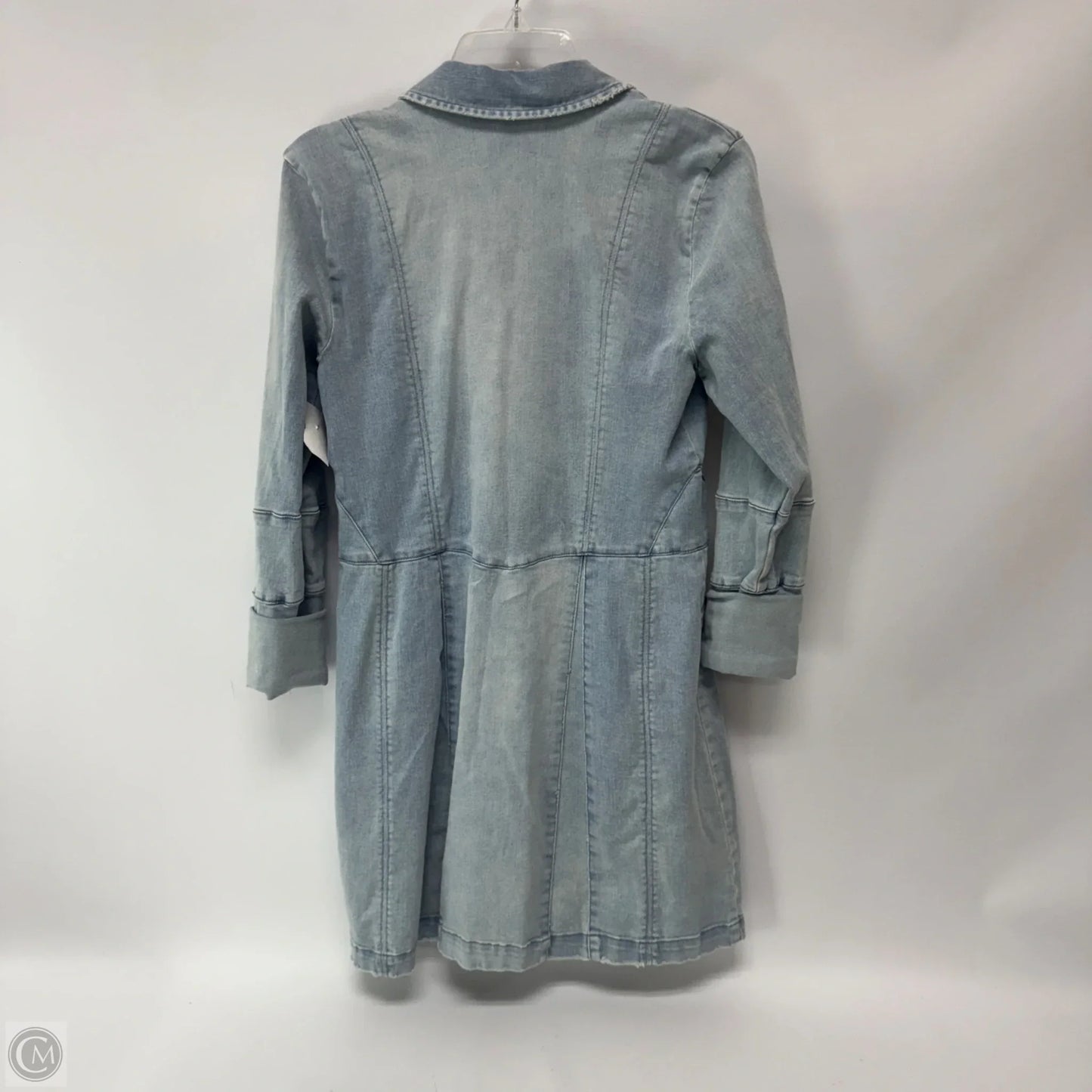Dress Casual Midi By Free People In Blue Denim, Size: S