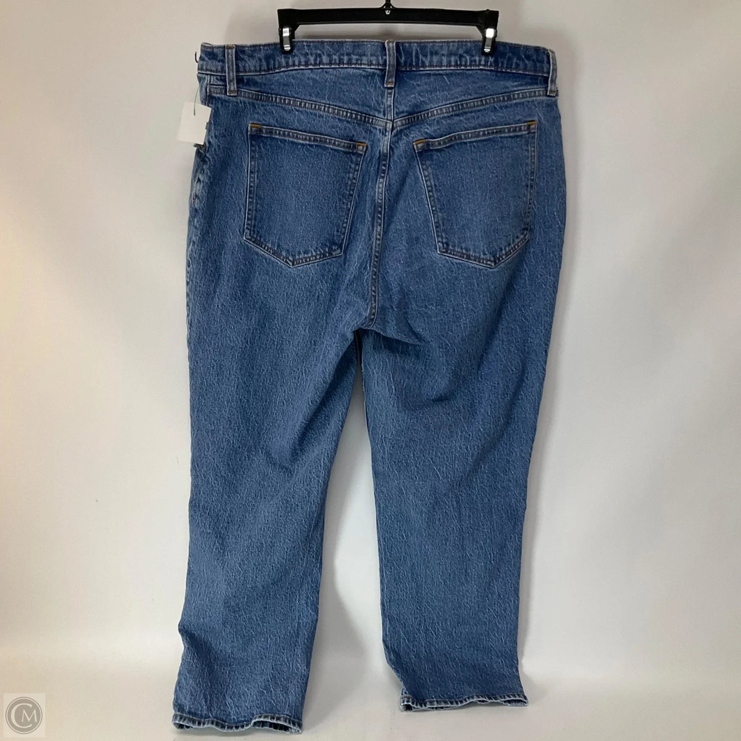 Jeans Straight By Abercrombie And Fitch In Blue Denim, Size: 18