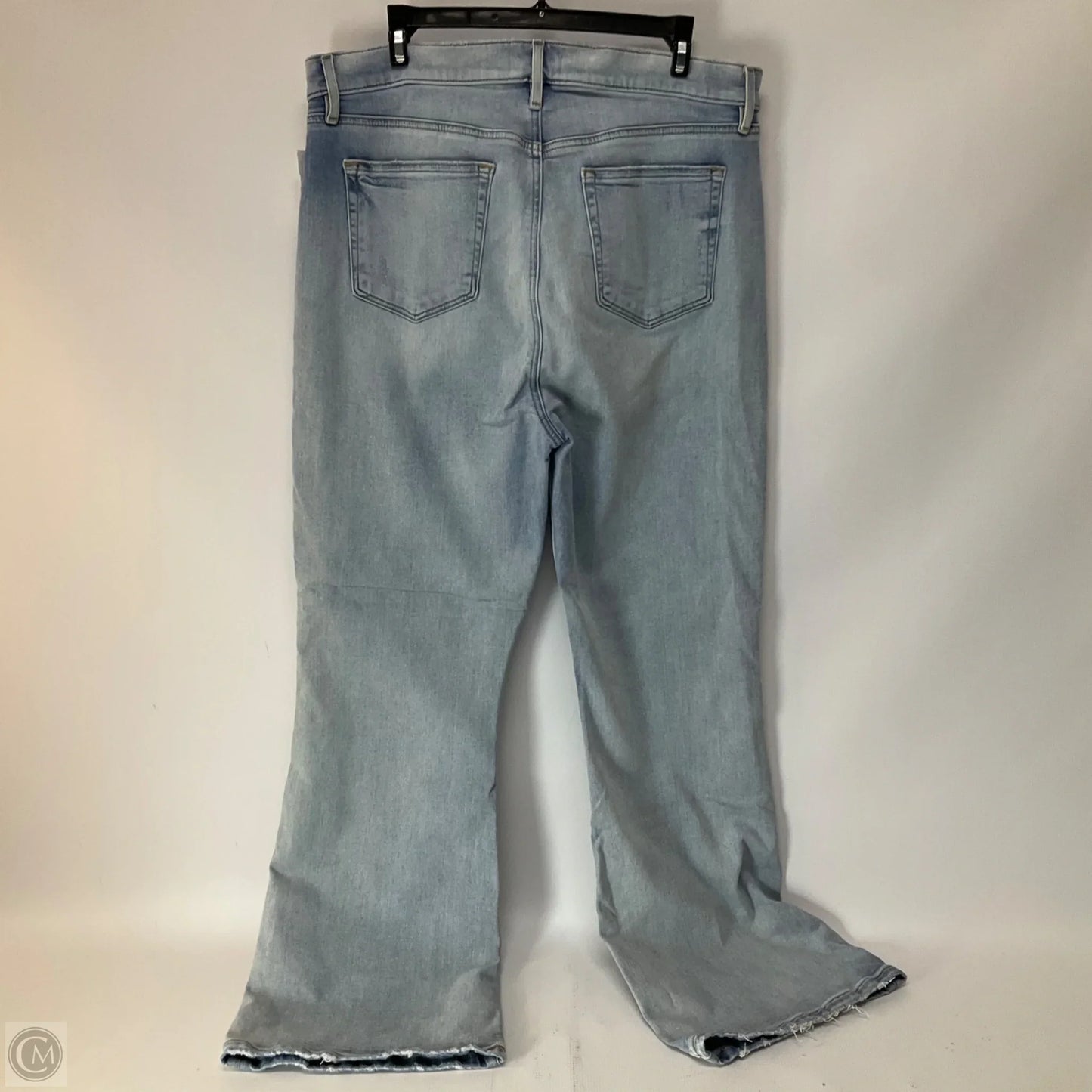 Jeans Boot Cut By Loft In Blue Denim, Size: 14