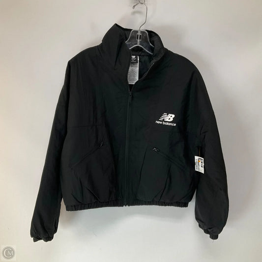Athletic Jacket By New Balance In Black, Size: S