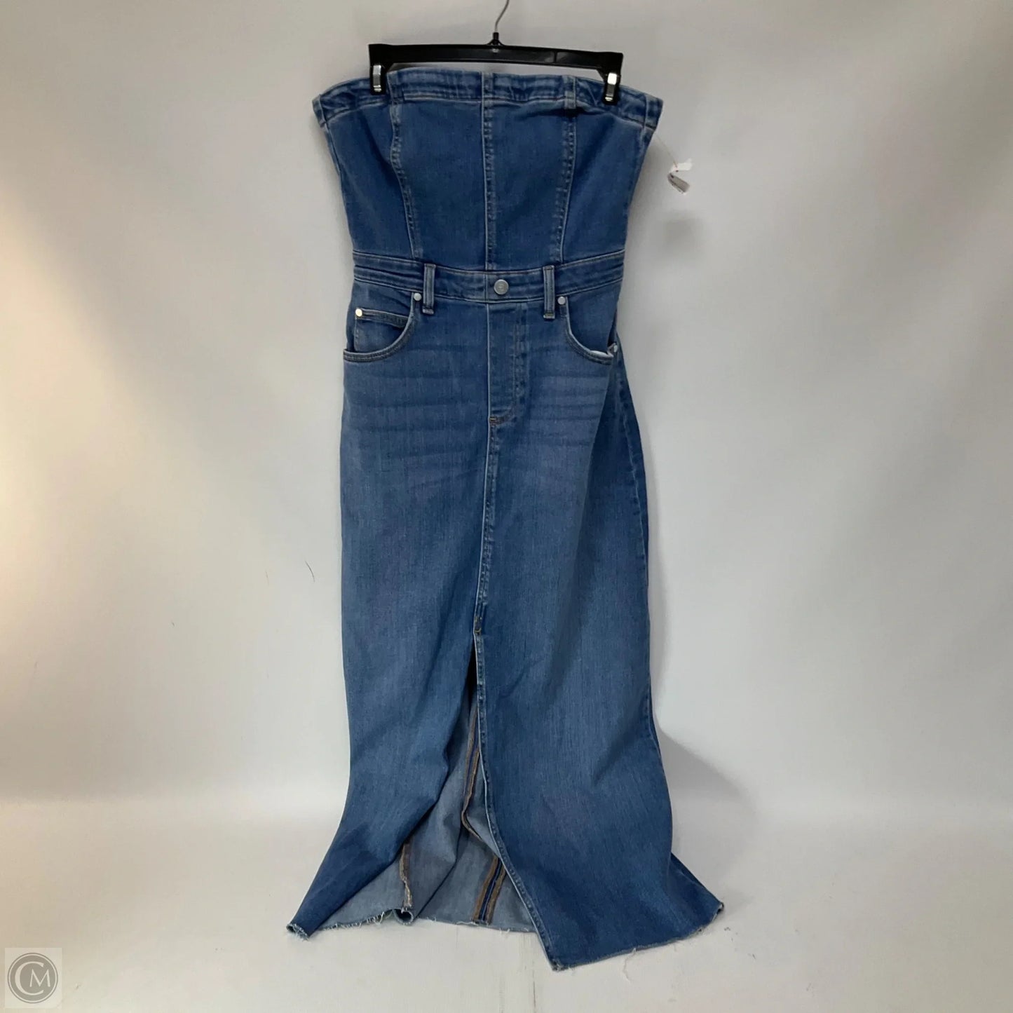 Dress Casual Midi By Pilcro In Blue Denim, Size: S