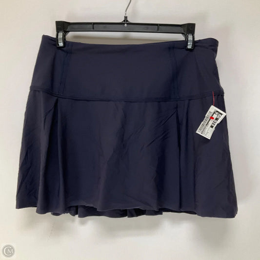 Athletic Skort By Lululemon In Navy, Size: 8