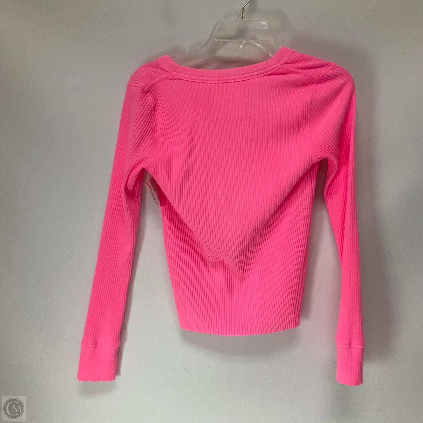 Top Long Sleeve By Aerie In Pink, Size: S
