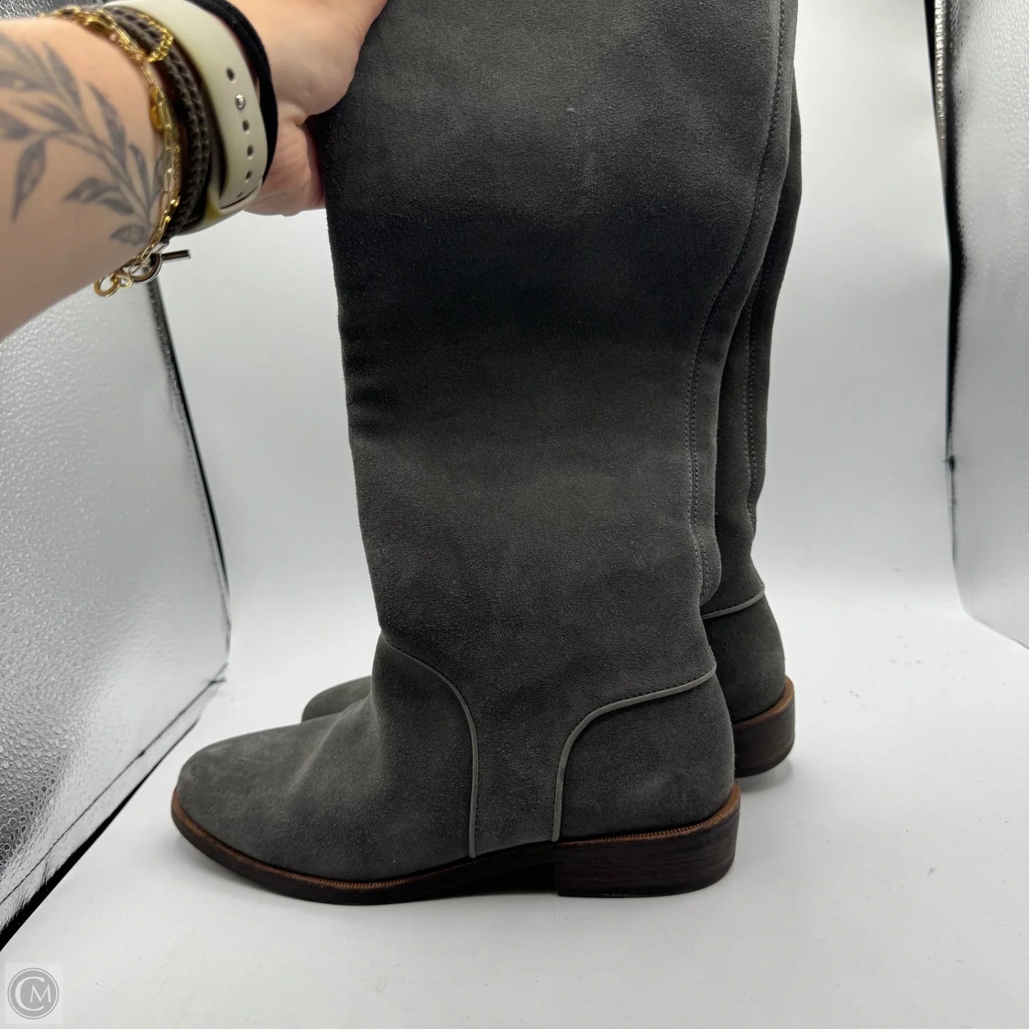Shoes Designer By Ugg In Grey, Size: 9