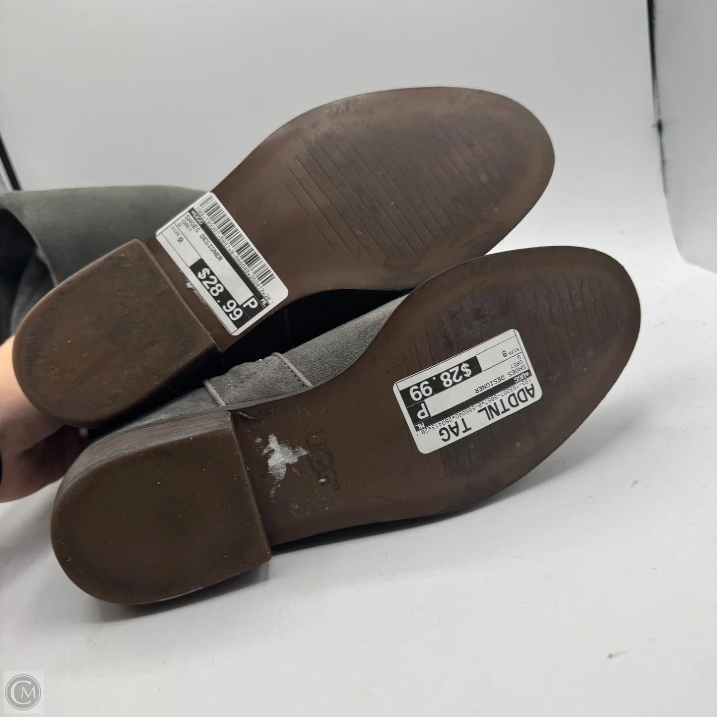 Shoes Designer By Ugg In Grey, Size: 9
