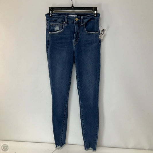 Jeans Skinny By Good American In Blue Denim, Size: 2