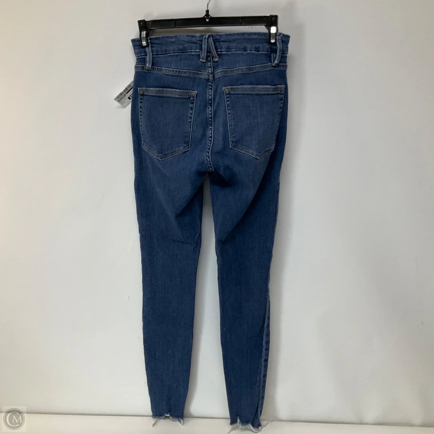 Jeans Skinny By Good American In Blue Denim, Size: 2