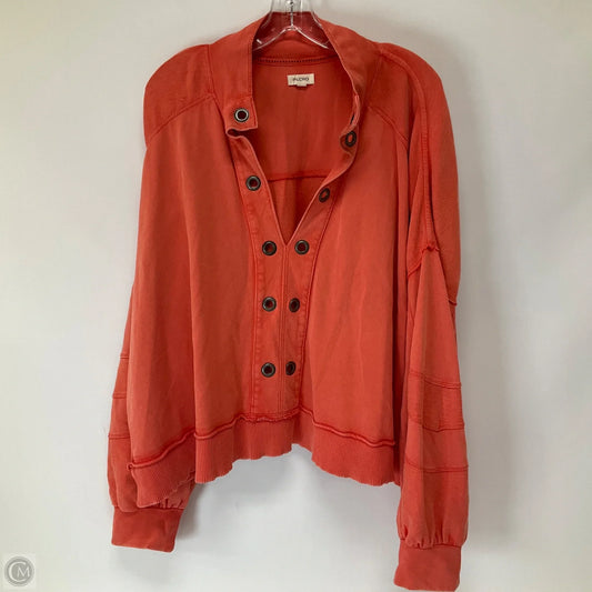 Sweatshirt Collar By Pilcro In Red, Size: 2x