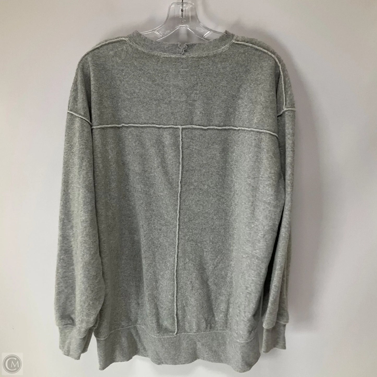 Sweatshirt Crewneck By Aerie In Grey, Size: S