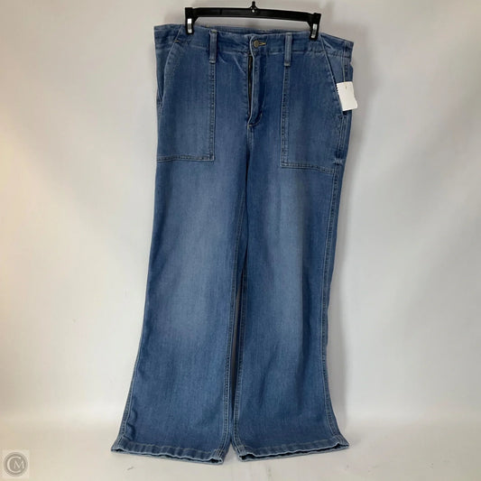 Jeans Wide Leg By Sonoma In Blue Denim, Size: 12