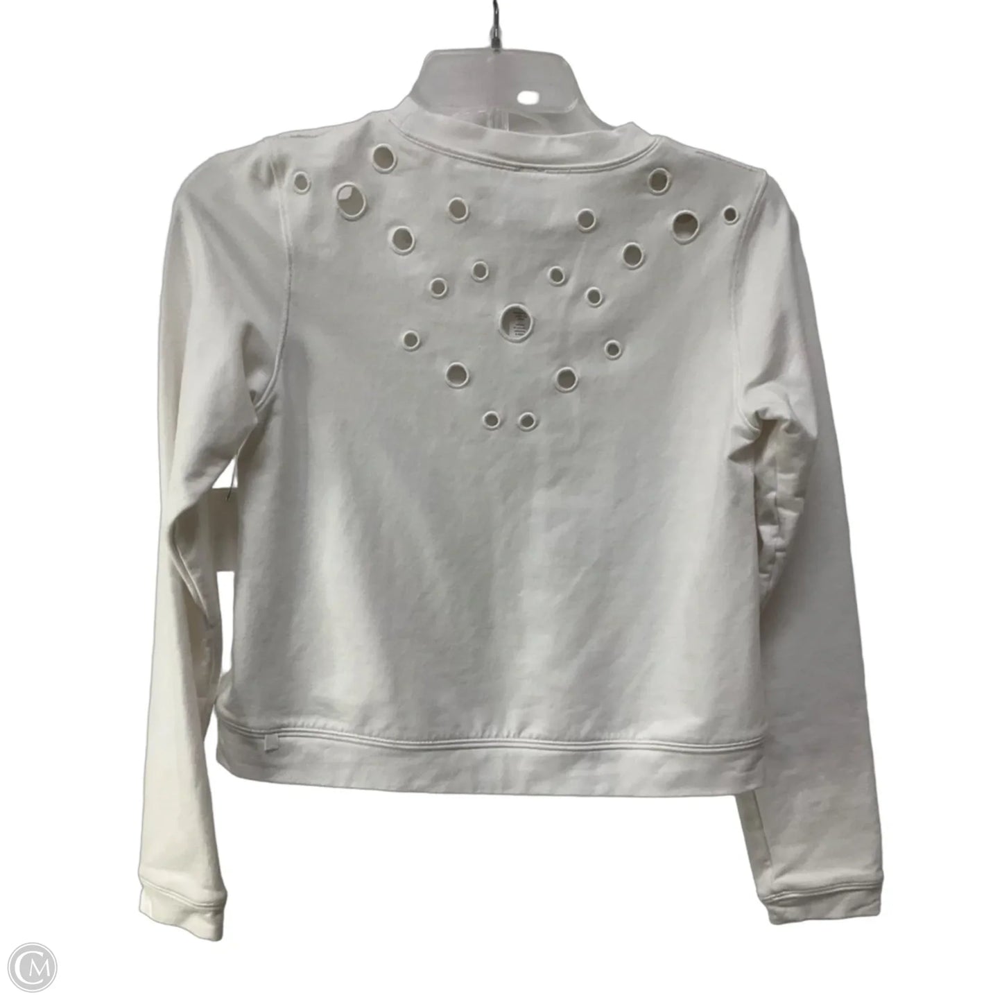 Top Long Sleeve By Lululemon In White, Size: 2