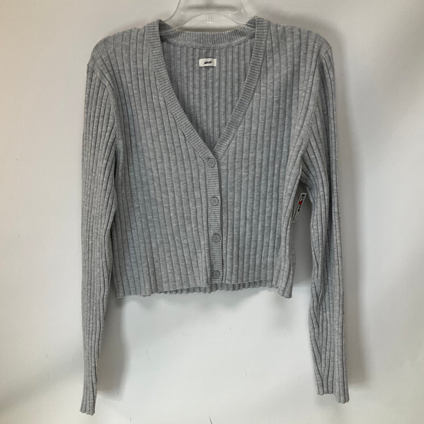 Cardigan By Aerie In Grey, Size: Xl