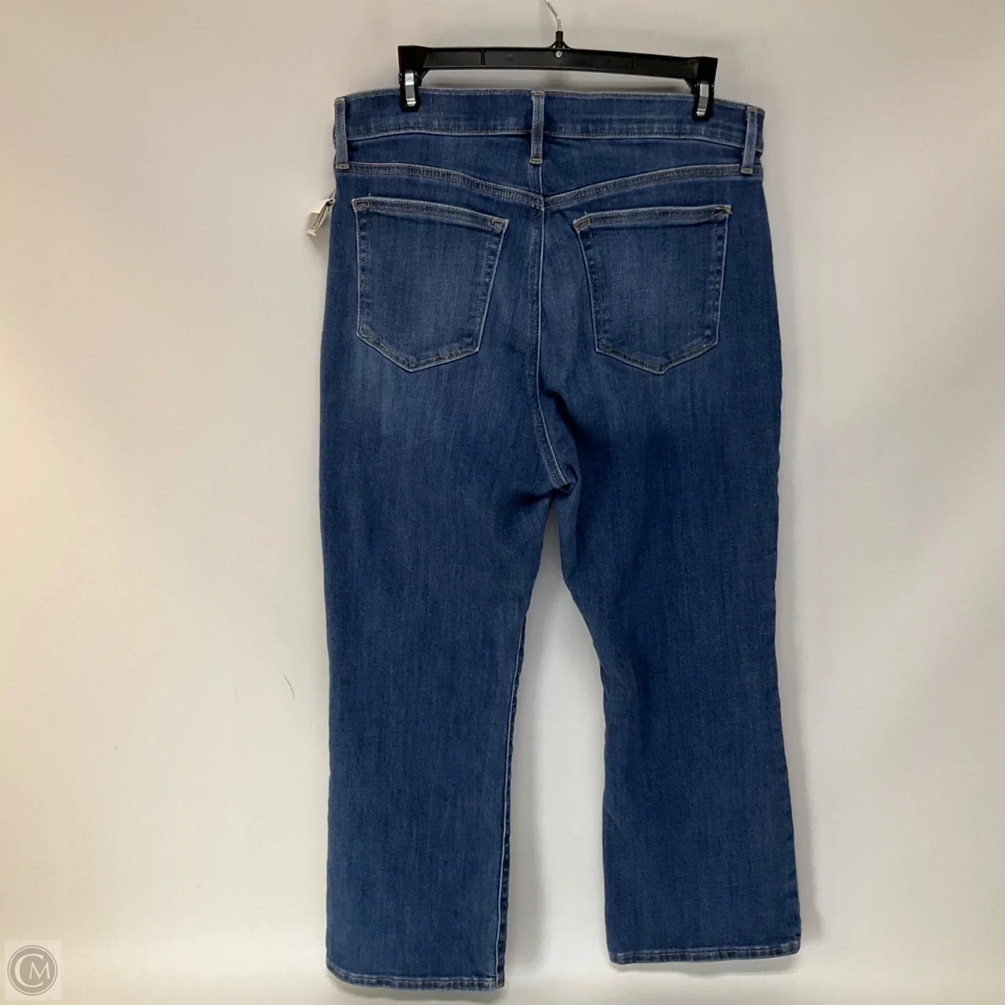 Jeans Straight By Loft In Blue Denim, Size: 12