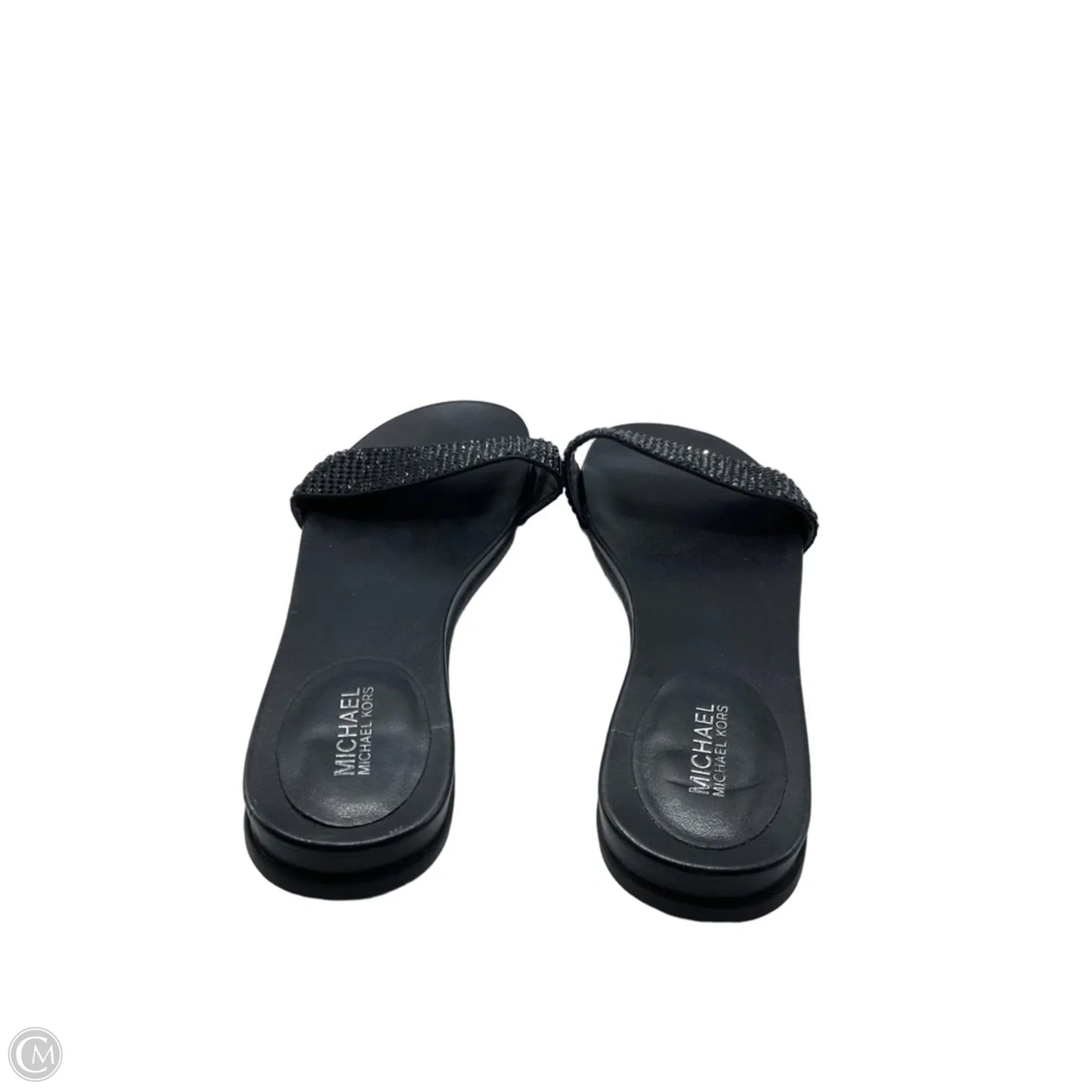 Sandals Flats By Michael By Michael Kors In Black, Size: 8