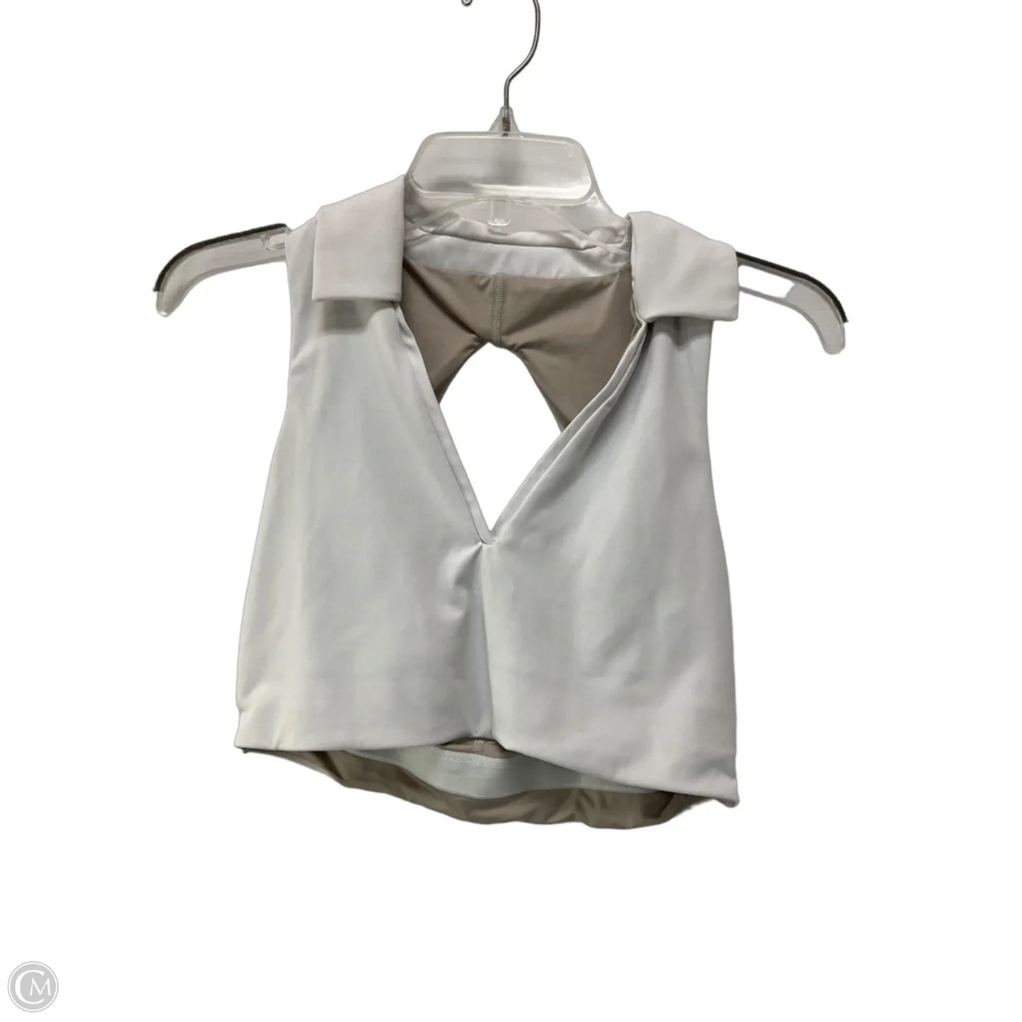 Athletic Tank Top By Lululemon In White, Size: 10
