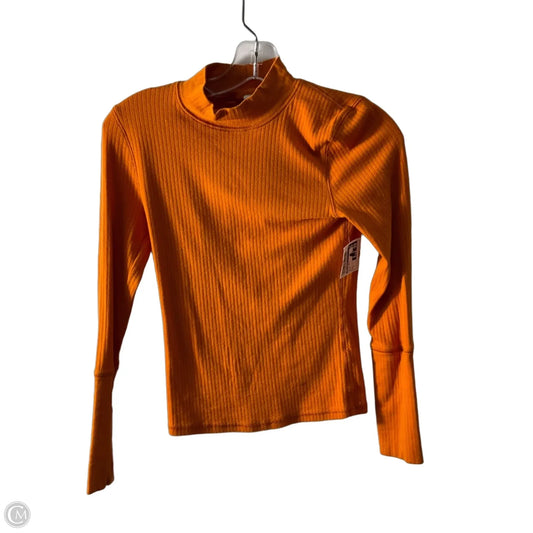 Top Long Sleeve Basic By Free People In Orange, Size: S