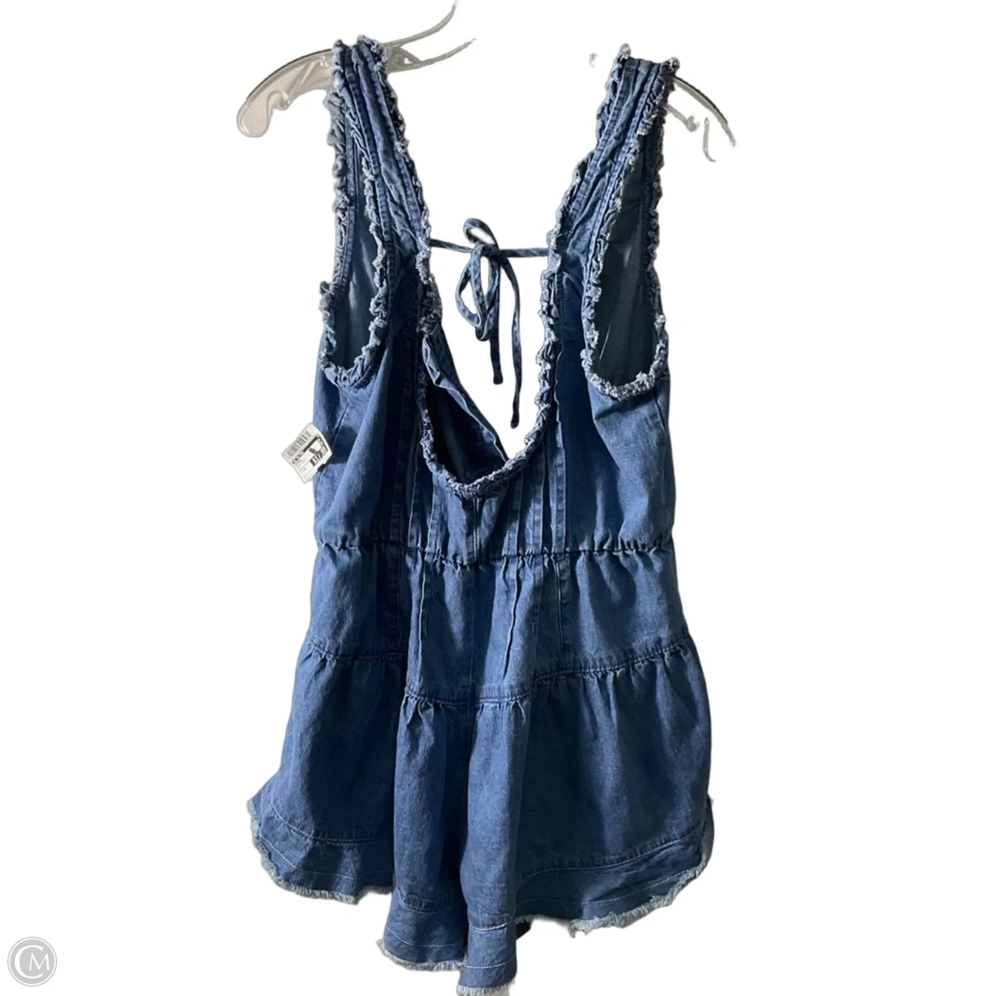 Romper By We The Free In Blue Denim, Size: M