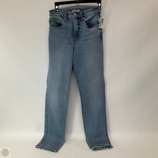 Jeans Skinny By Good American In Blue Denim, Size: 0