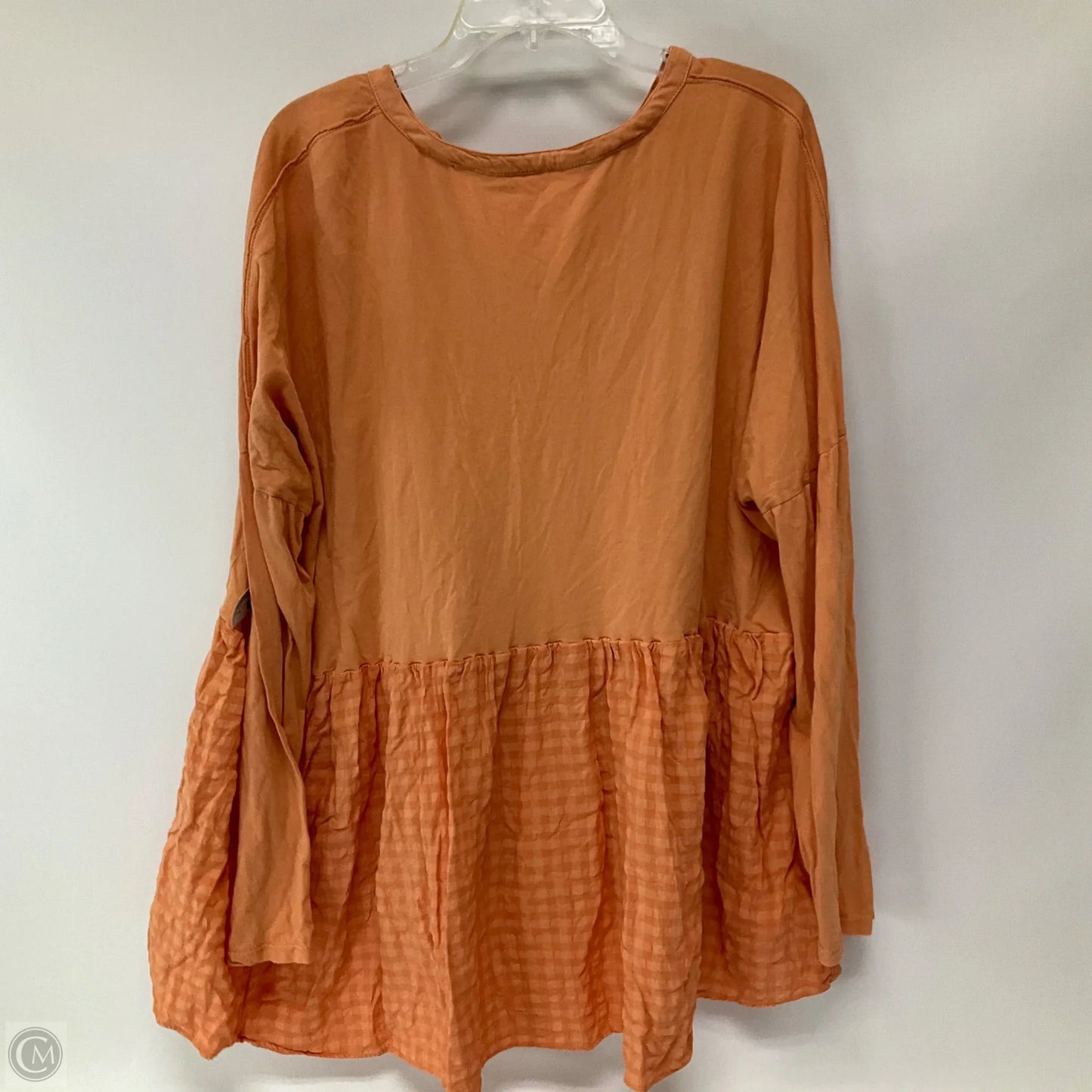Top Long Sleeve By Pilcro In Orange, Size: Xl