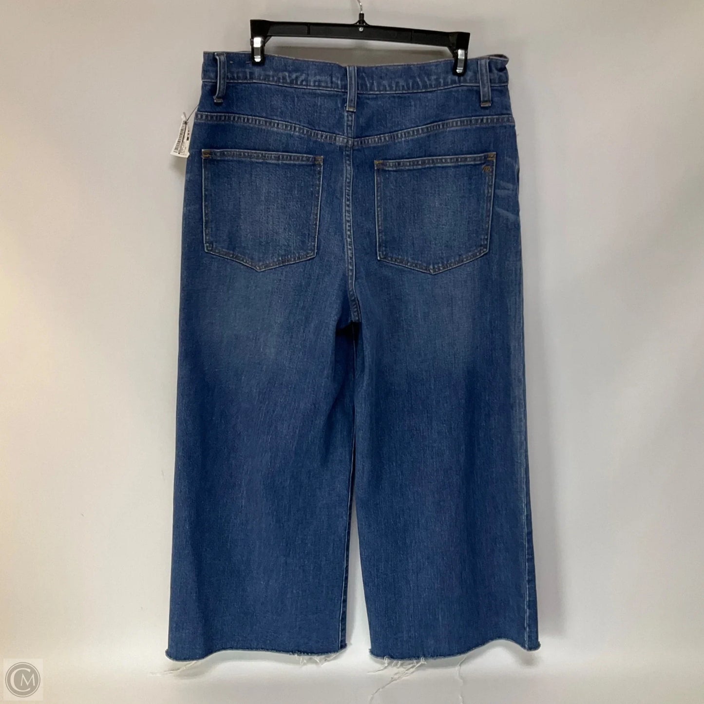 Jeans Wide Leg By Madewell In Blue Denim, Size: 12
