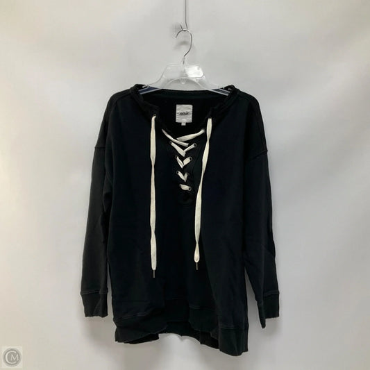Sweatshirt Collar By Aerie In Black, Size: M