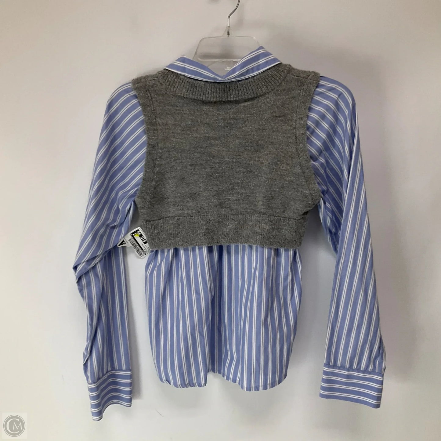 Top Long Sleeve By Maeve In Striped Pattern, Size: Xs