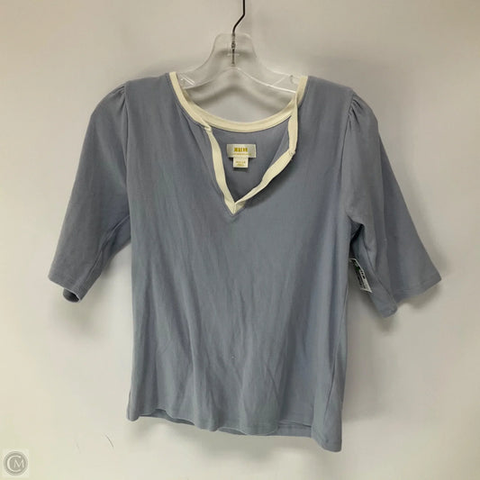 Top Short Sleeve By Maeve In Blue, Size: M