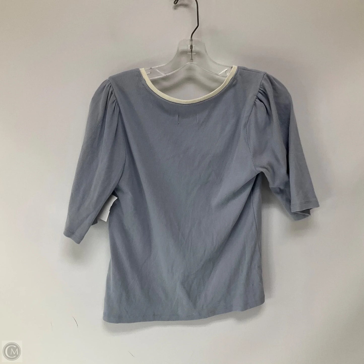 Top Short Sleeve By Maeve In Blue, Size: M