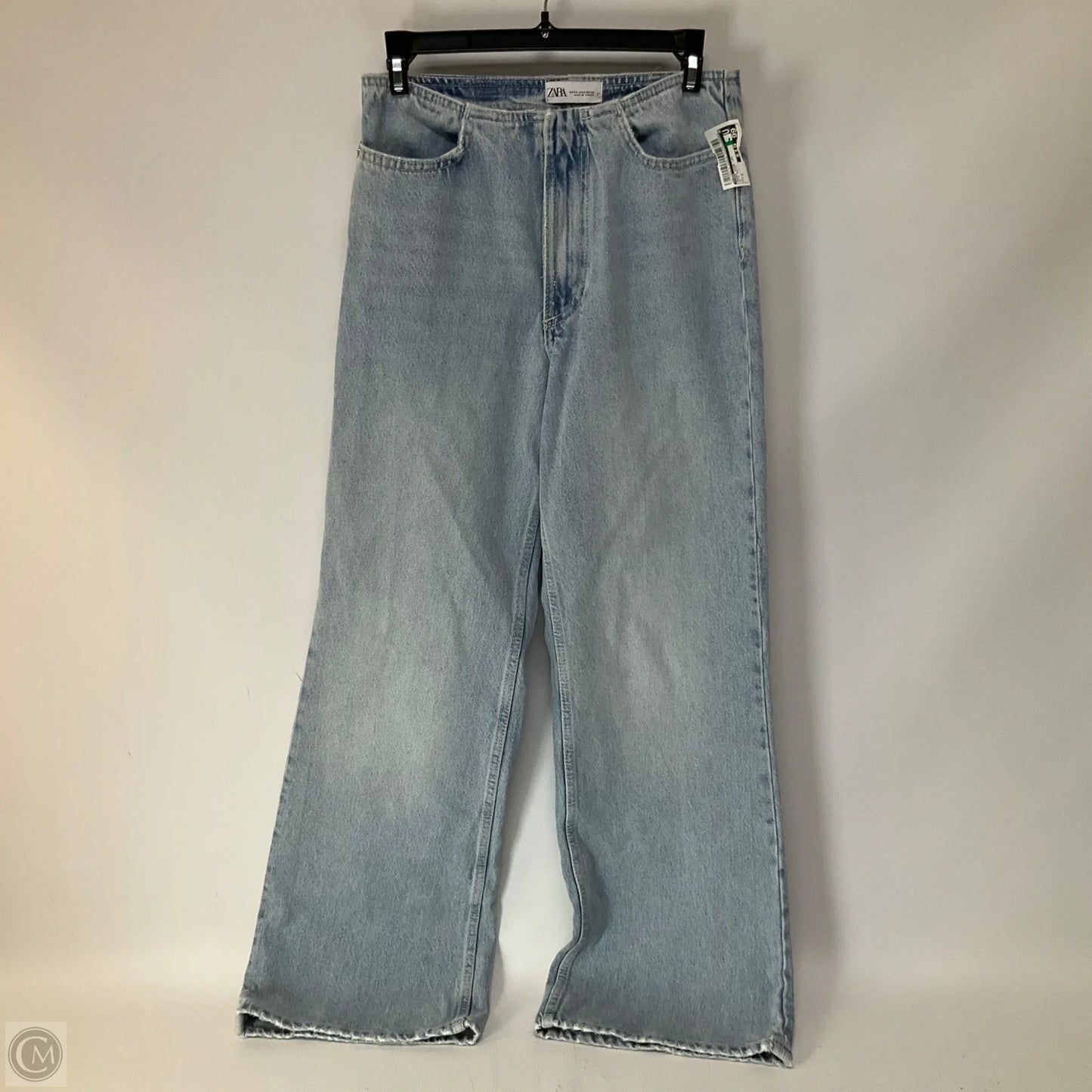 Jeans Wide Leg By Zara In Blue Denim, Size: 2