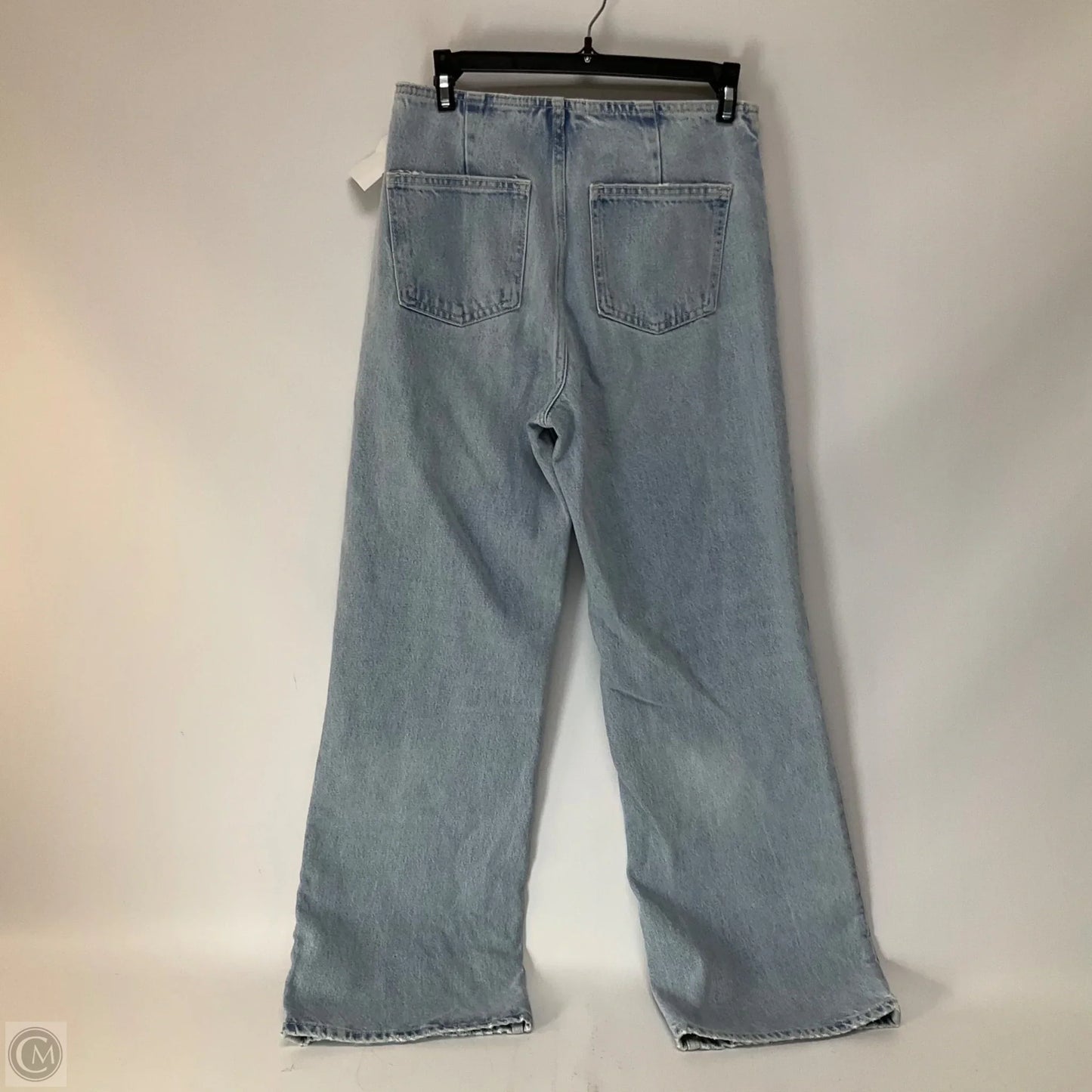 Jeans Wide Leg By Zara In Blue Denim, Size: 2