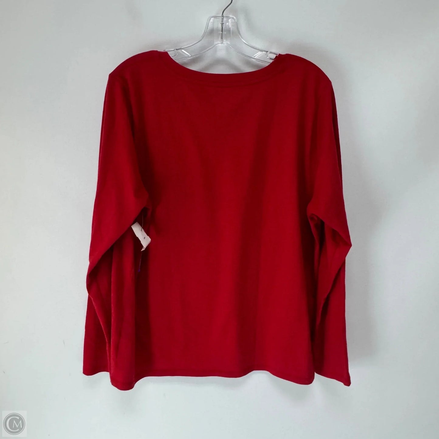 Top Long Sleeve By Sonoma In Red, Size: Xl