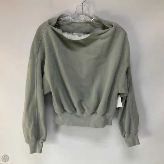Sweatshirt Crewneck By Abercrombie And Fitch In Green, Size: Xs
