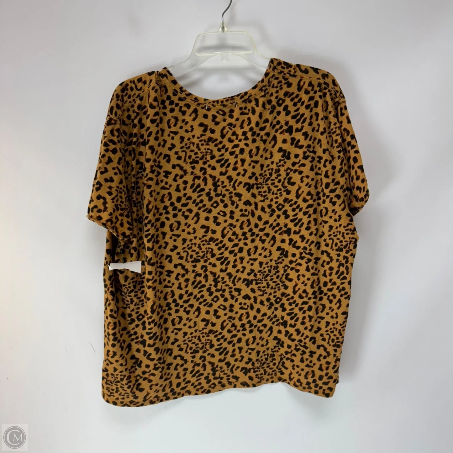 Top Short Sleeve By We The Free In Animal Print, Size: L