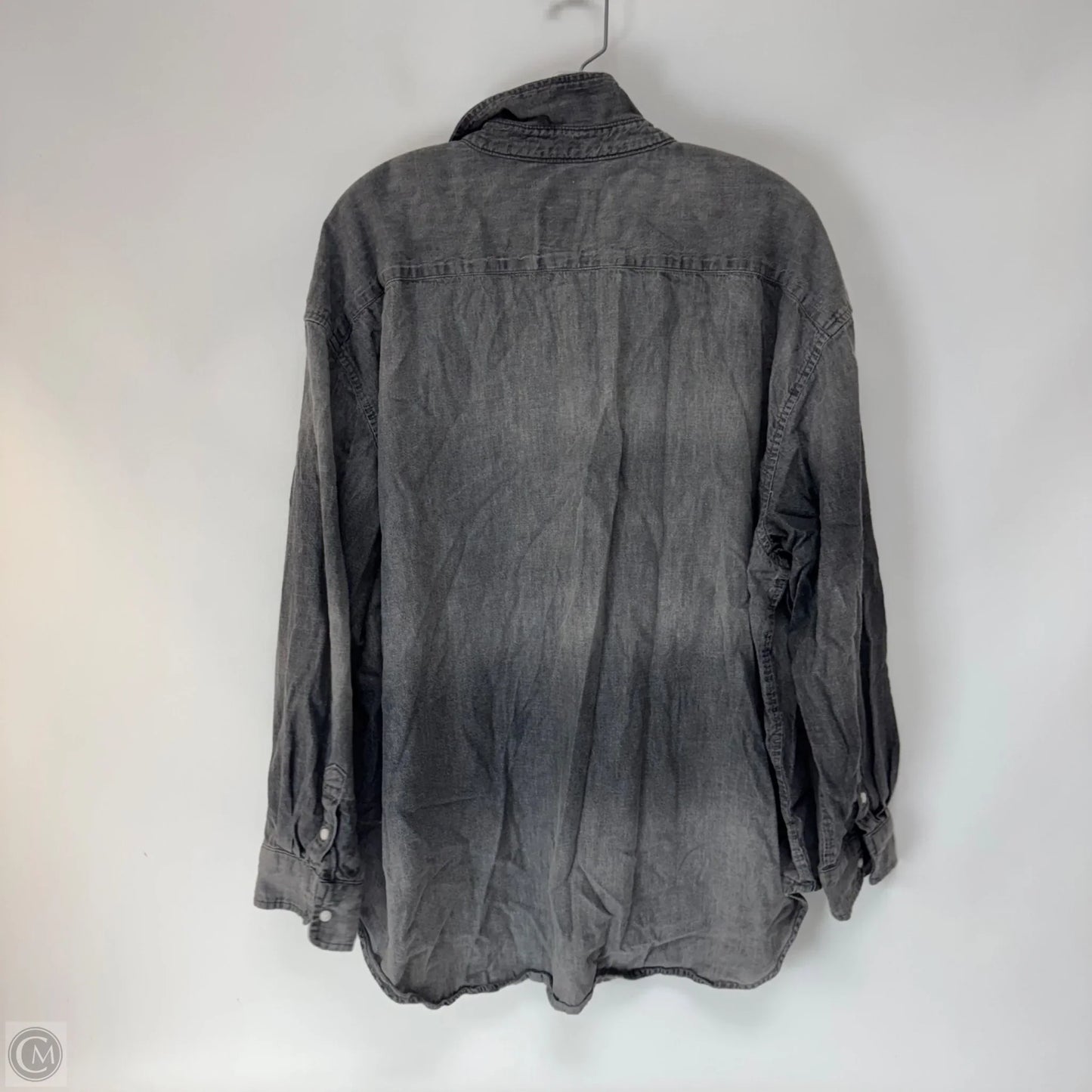 Top Long Sleeve By Aerie In Grey, Size: L