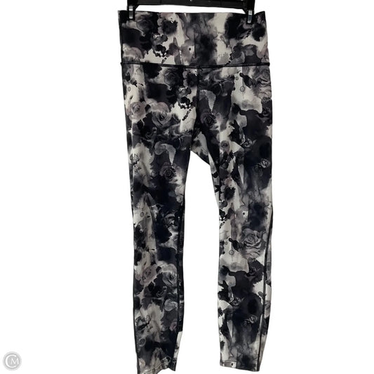 Athletic Leggings By Lululemon In Grey, Size: 8