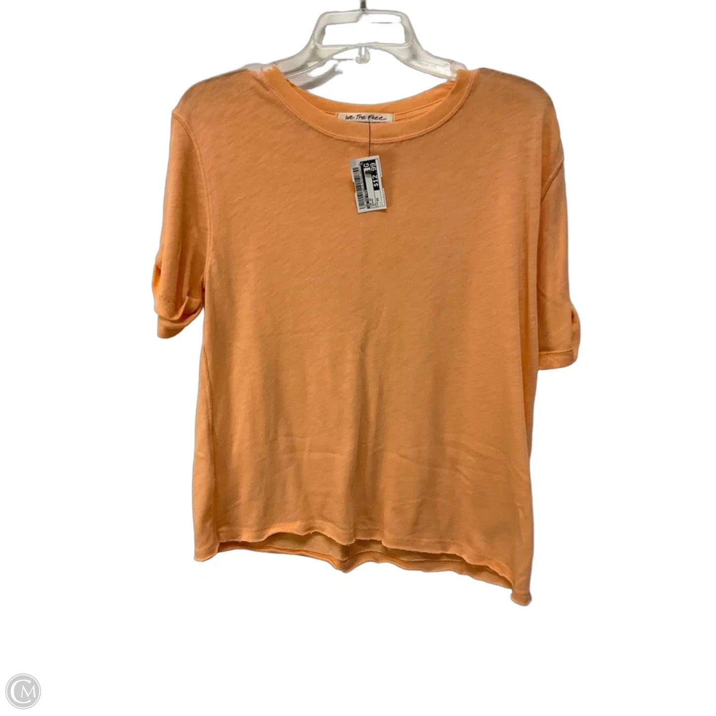 Top Short Sleeve By We The Free In Orange, Size: Xs