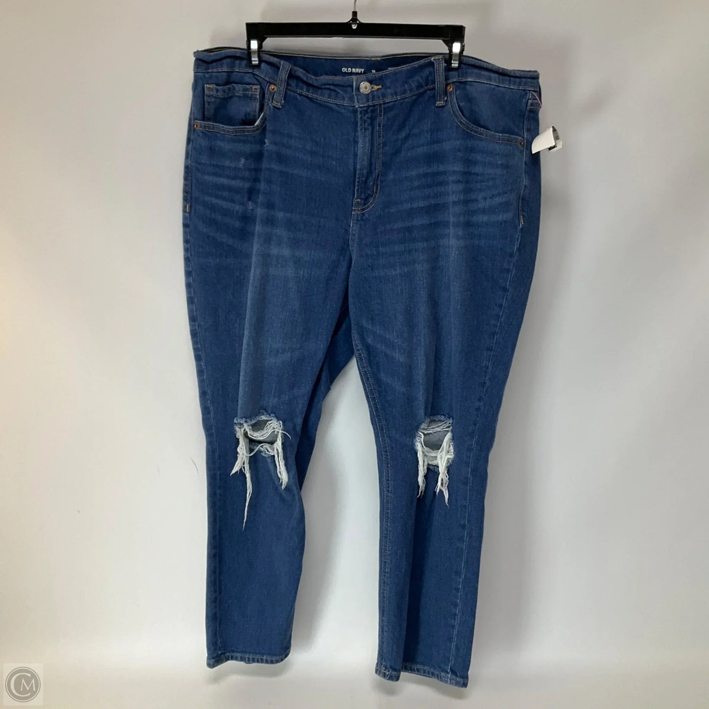 Jeans Boyfriend By Old Navy In Blue Denim, Size: 16
