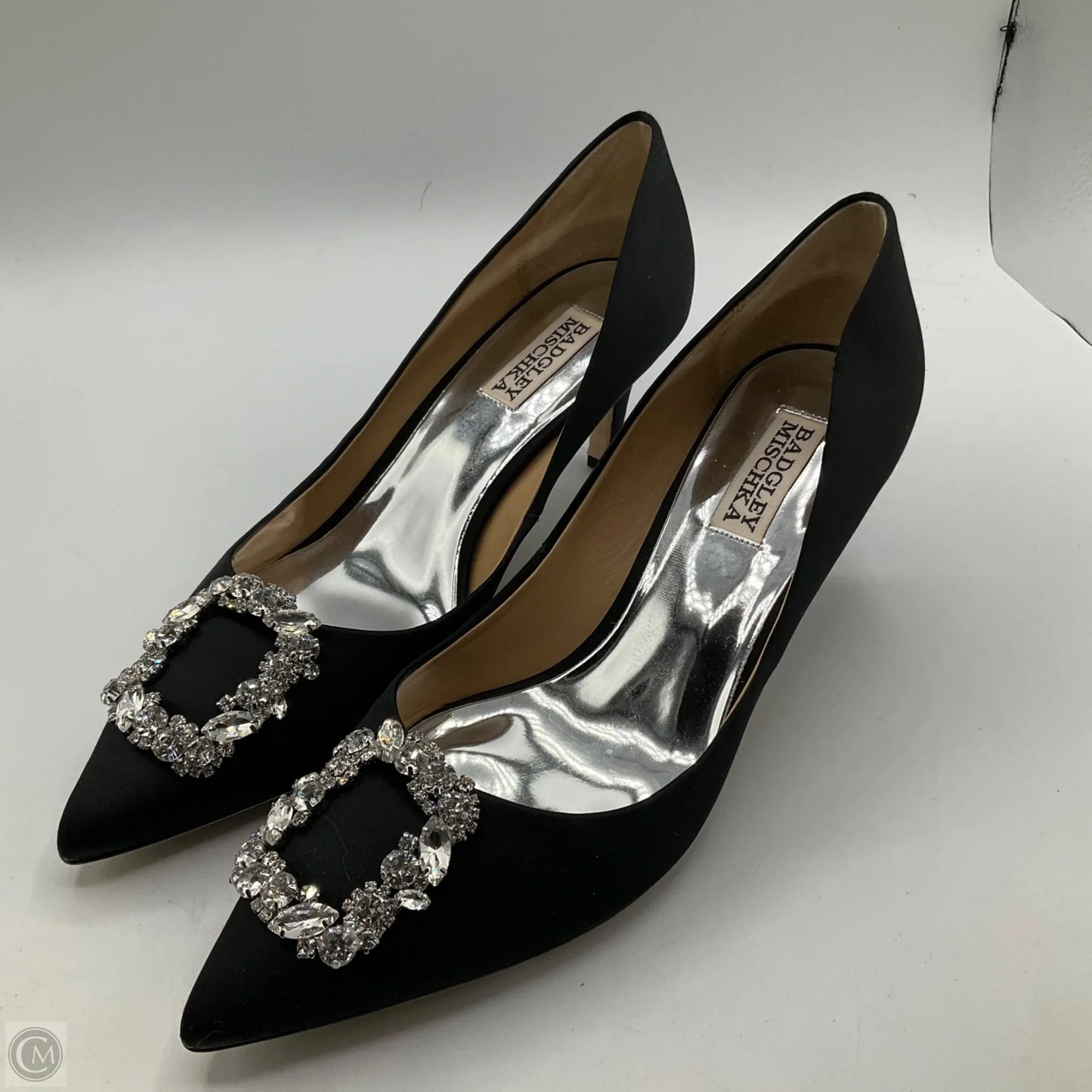 Shoes Heels Stiletto By Badgley Mischka In Black, Size: 7.5