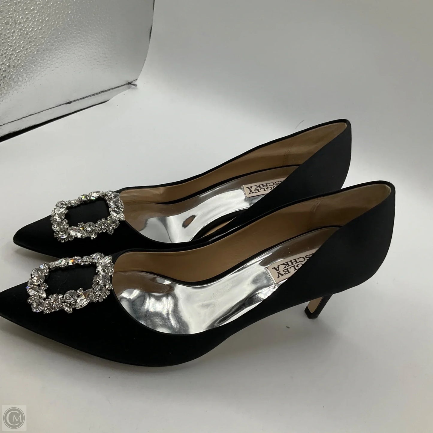 Shoes Heels Stiletto By Badgley Mischka In Black, Size: 7.5