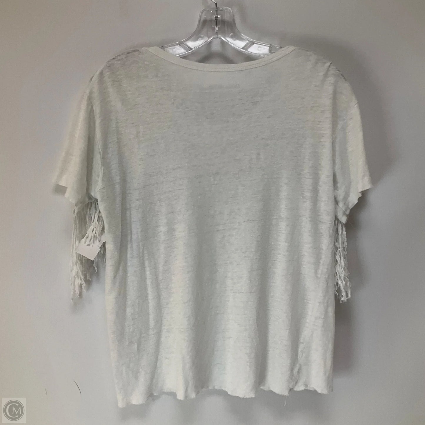 Top Short Sleeve By Zadig And Voltaire In White, Size: S